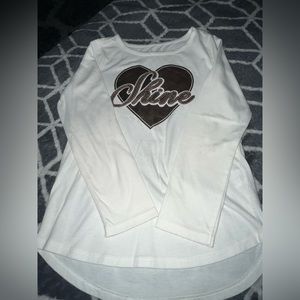 Girls| White Shine Longsleeve